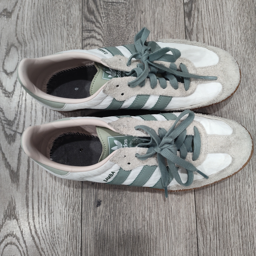 Adidas Women's White and Gray Sneakers